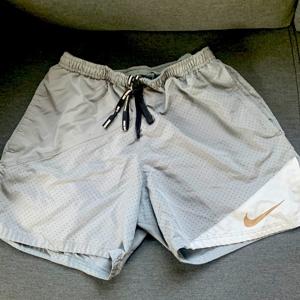 Nike Drifit Grey Running Shorts